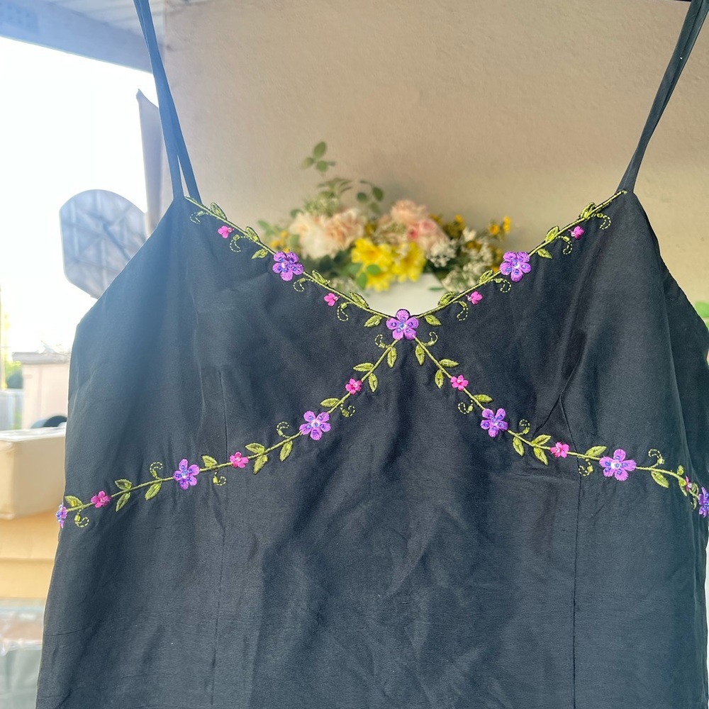 Y2K silk dress - Picture 4 of 9
